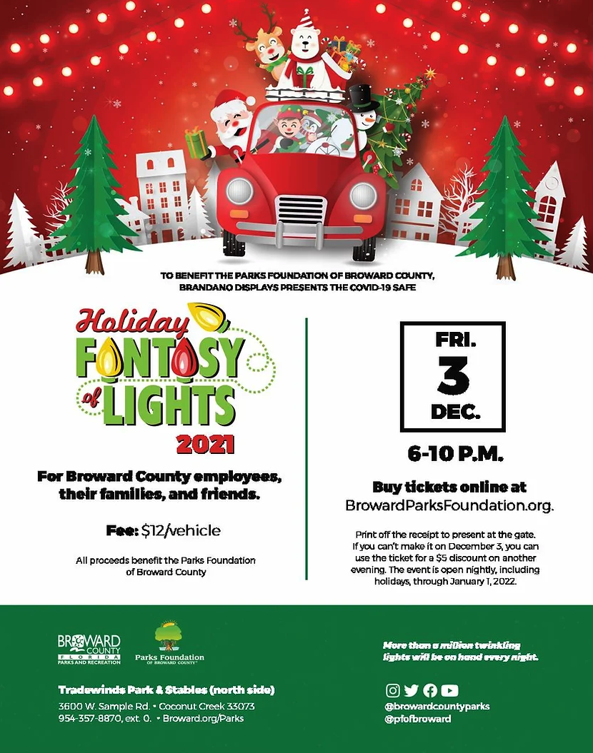 Holiday Fantasy of Lights Supports Parks